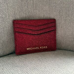 Michael Kors Red Card Holder